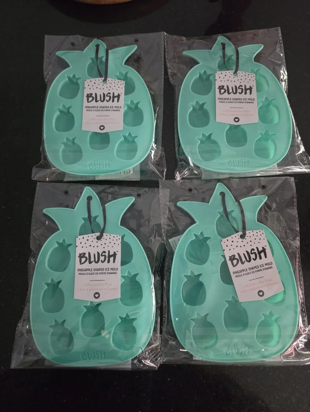 Blush Pineapple Silicone Mold - Teal Green